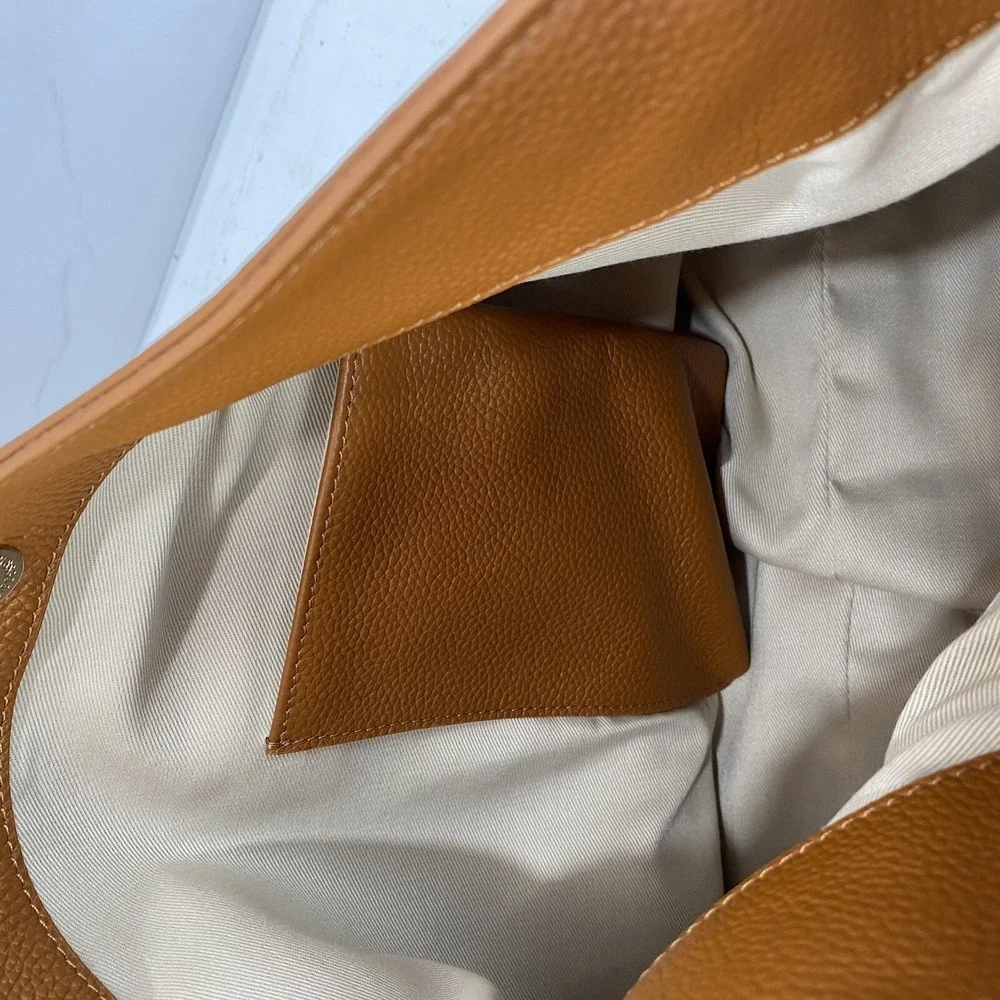 LAGGO Taylor Hobo Handbag British Tan Leather Shoulder Bag NEW